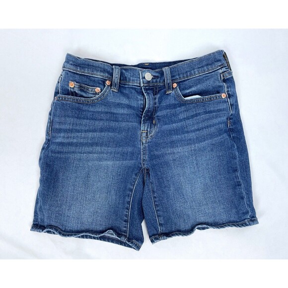 Gap Denim Women Size 24/ 00R Jean 5” Short Mid Rise Shorts - Picture 1 of 5